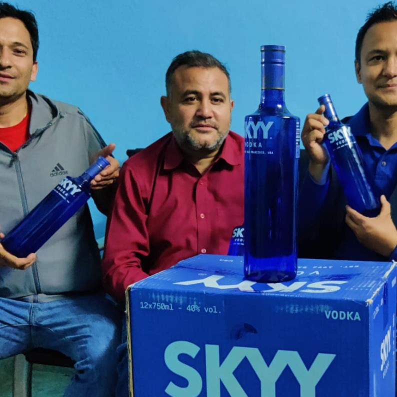 जे.जी.आई. समूहको नयाँ उत्पादन SKKY Vodka परिचय