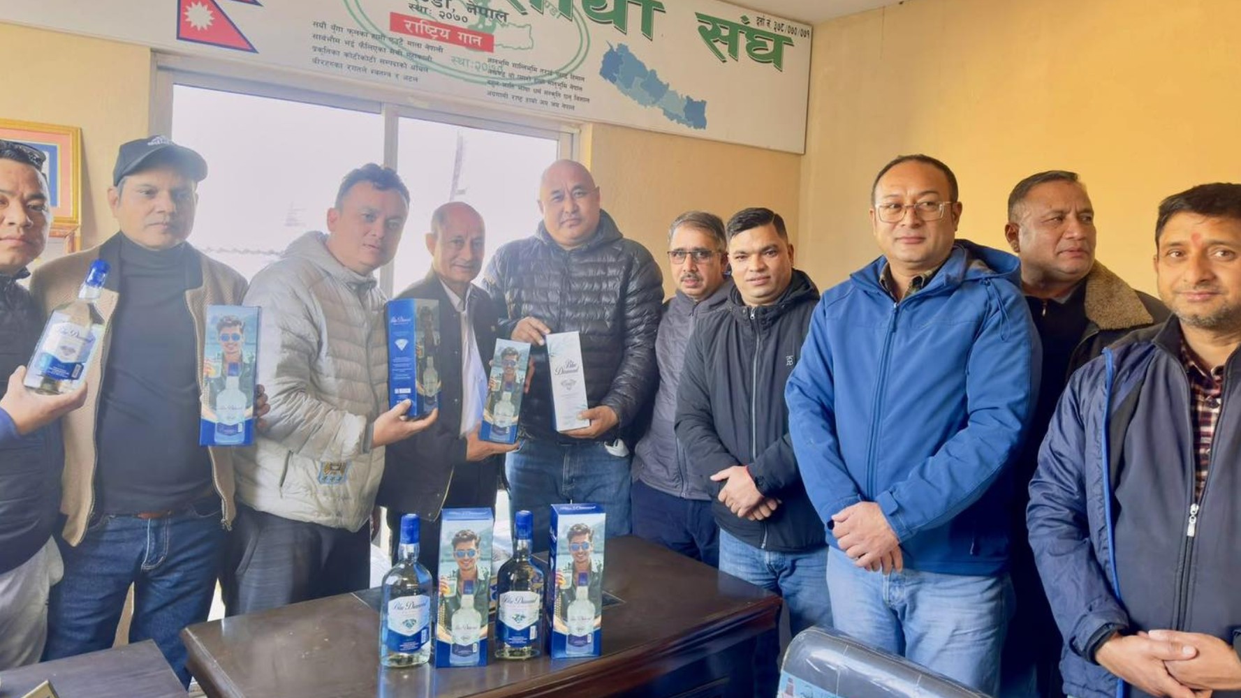 २५ युपि–श्लोक र ४० युपि–ब्लु डाइमन्ड भोडकाको औपचारिक लोकार्पण