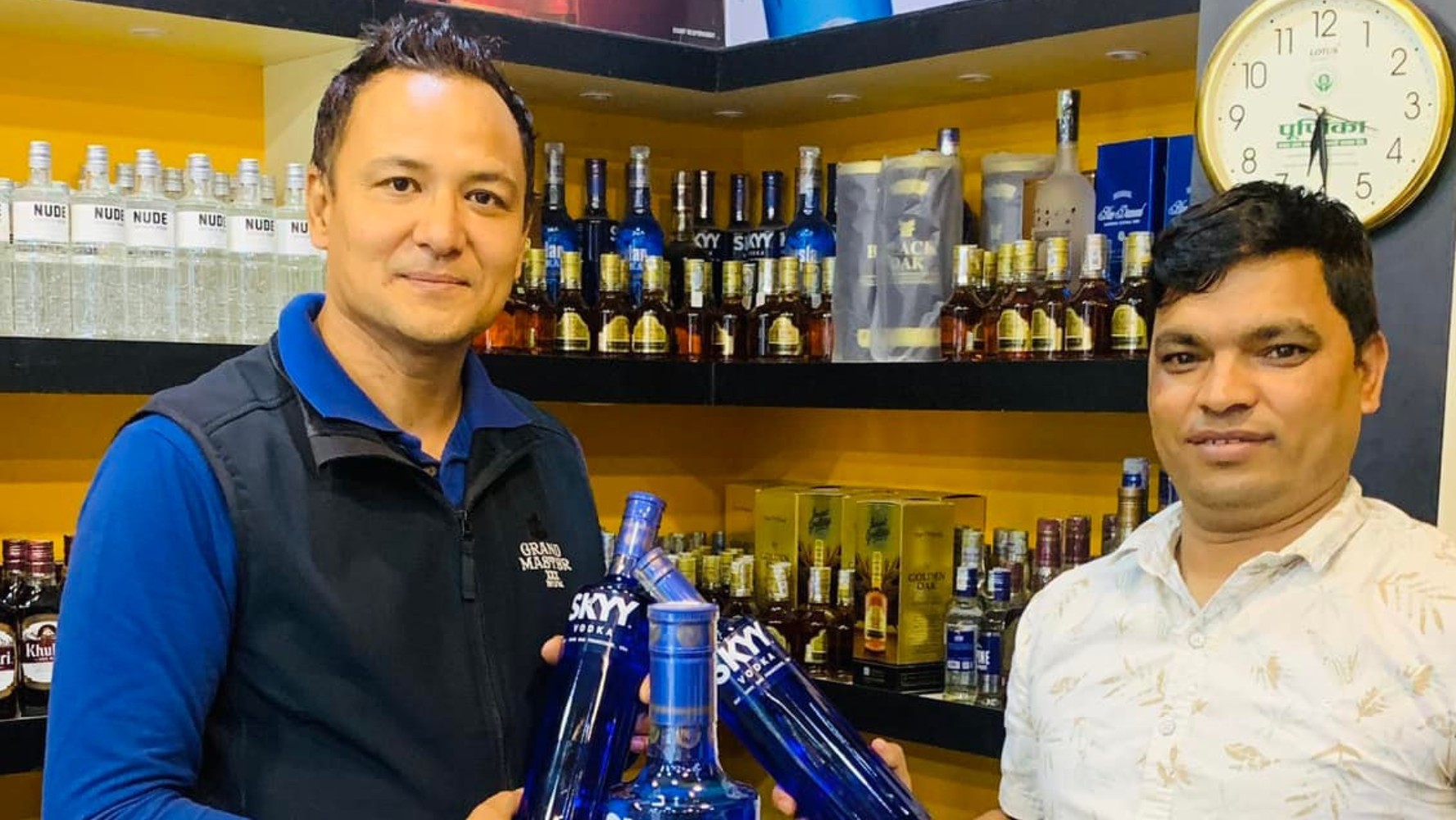 SKKY Vodka को लन्चलाई समर्थन