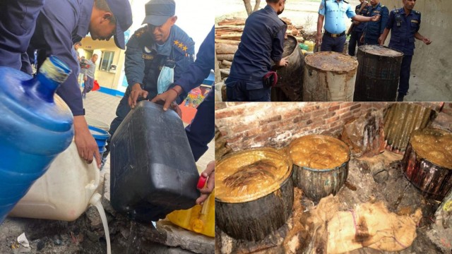 प्रहरी कारबाहीका बाबजुद रौतहटमा अवैध घरेलु मदिरा उत्पादन कायमै